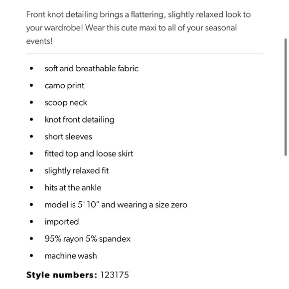 ๐ NWT Maurices 24/7 maxi dress, 0X/XL - Picture 5 of 7